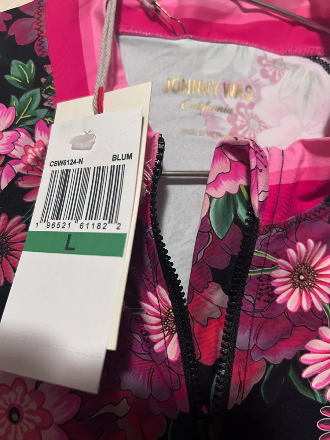 Johnny Was Floral Zip-Up Jacket Size L - photo 3