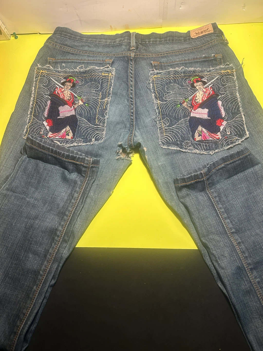 Levi's Women's Embroidered Geisha Jeans