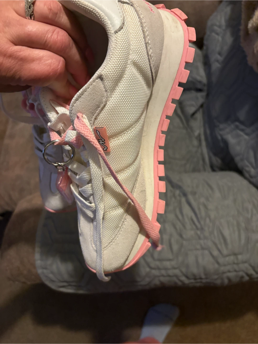 The Marc Jacobs White & Pink Sneakers