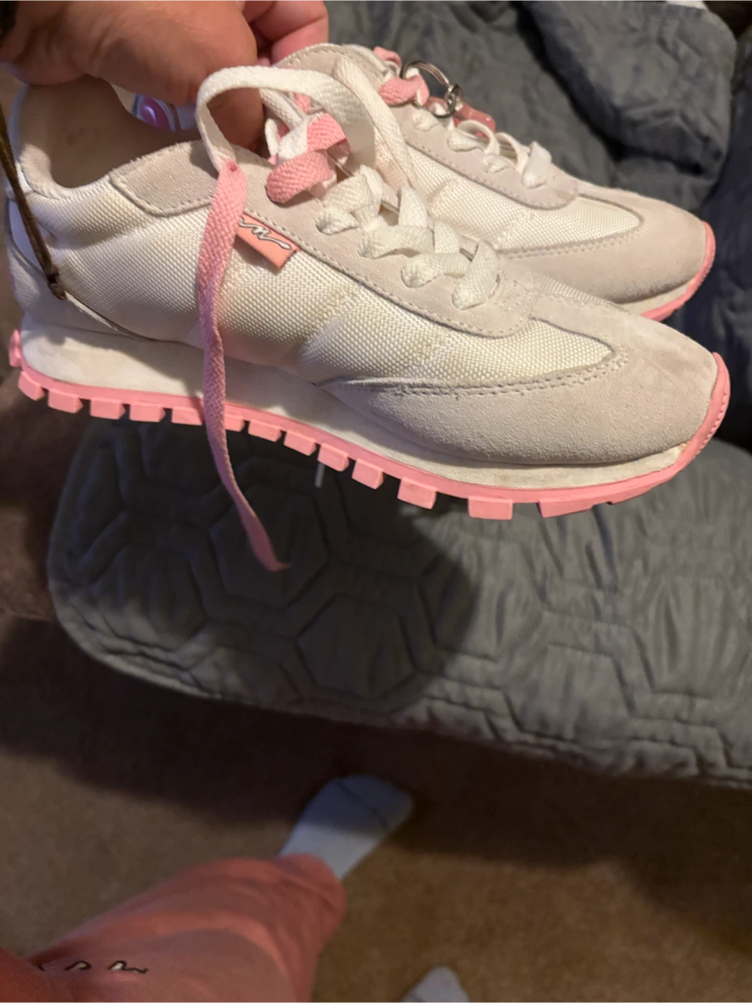 The Marc Jacobs White & Pink Sneakers - photo 2