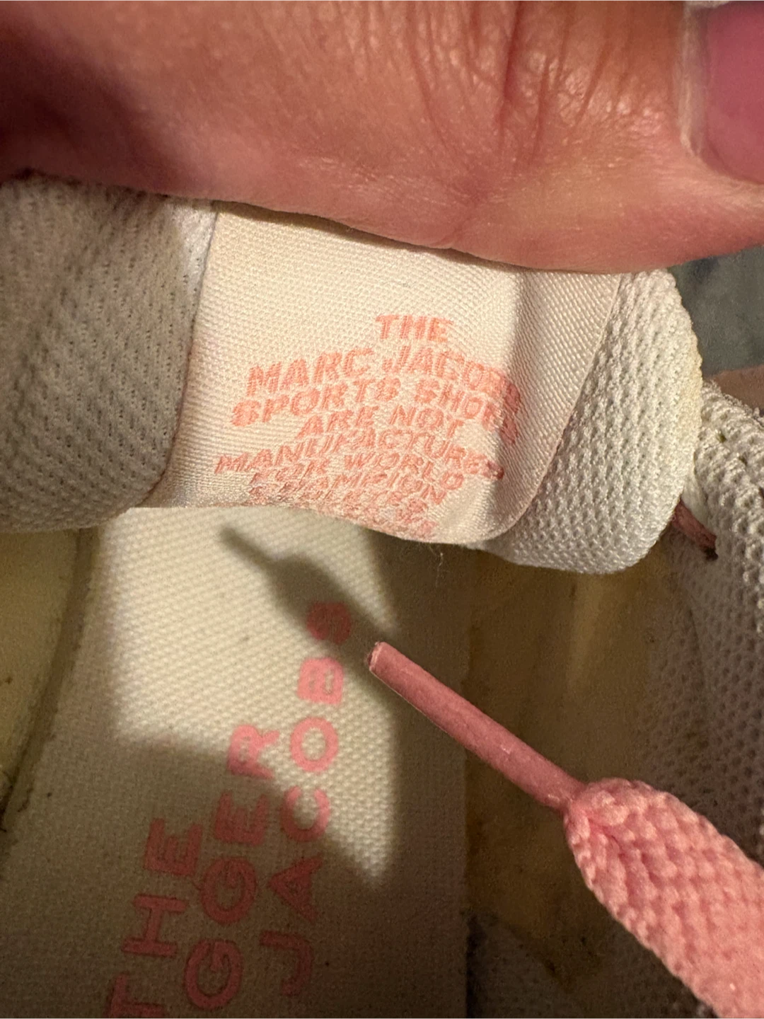 The Marc Jacobs White & Pink Sneakers - photo 4