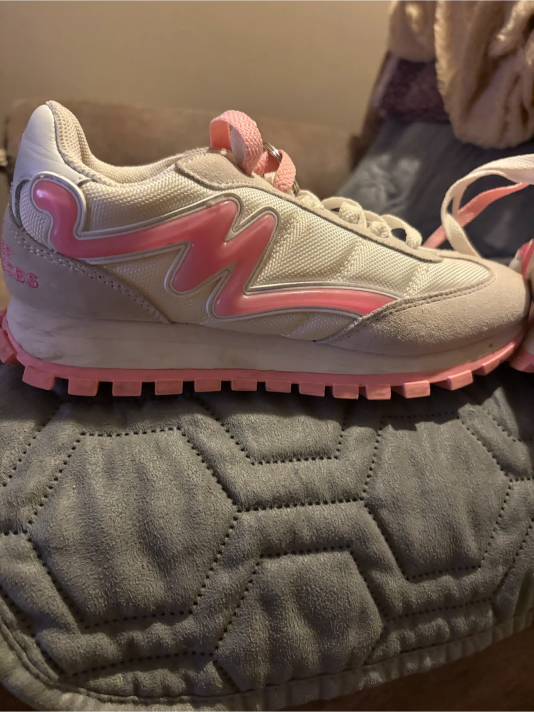 The Marc Jacobs White & Pink Sneakers - photo 5