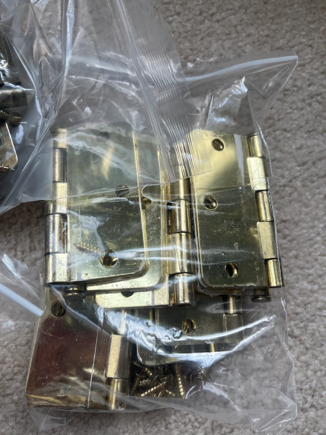 Brass Hinges with Screws - photo 2