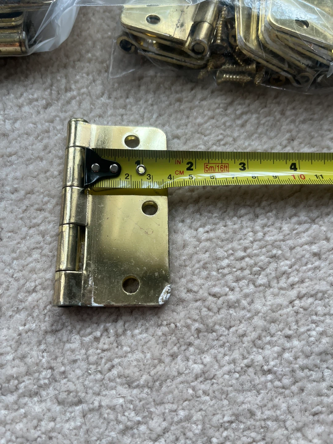 Brass Hinges with Screws - photo 4