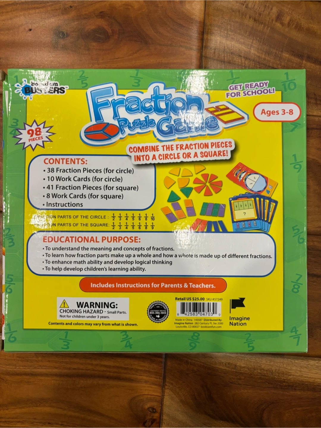 Boredom Busters Fraction Puzzle Game - photo 2