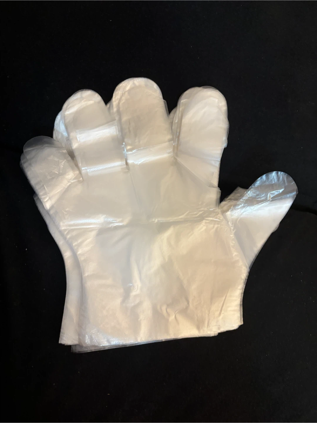 Plastic gloves