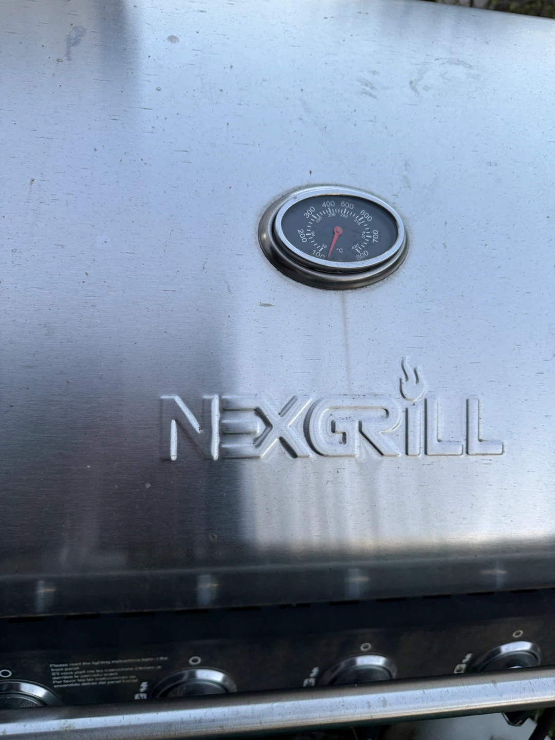 NEXGRILL BBQ Grill w/Side Burner & 2 Gas Cylinders