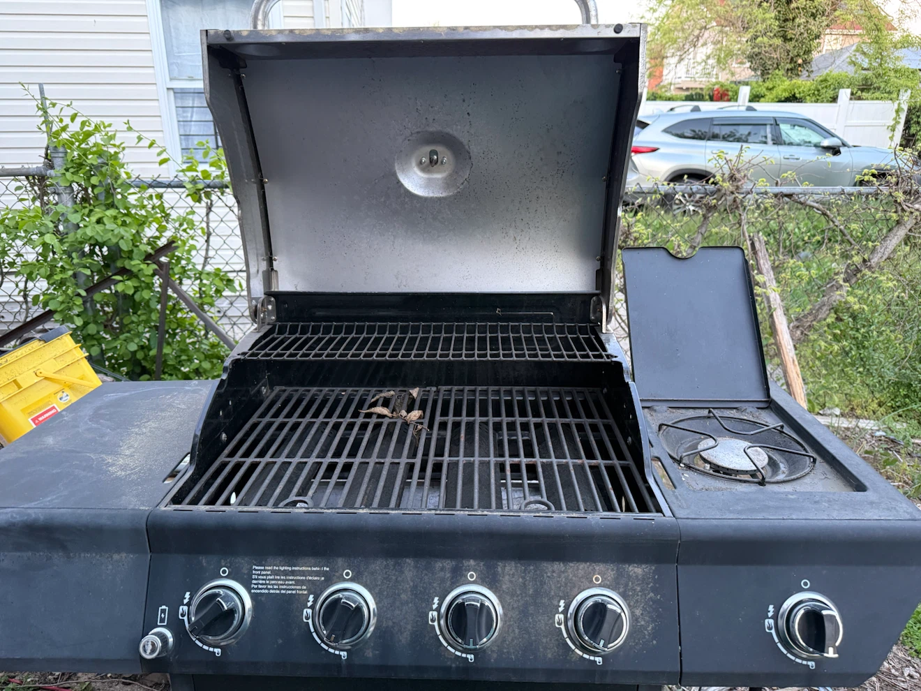 NEXGRILL BBQ Grill w/Side Burner & 2 Gas Cylinders - photo 2
