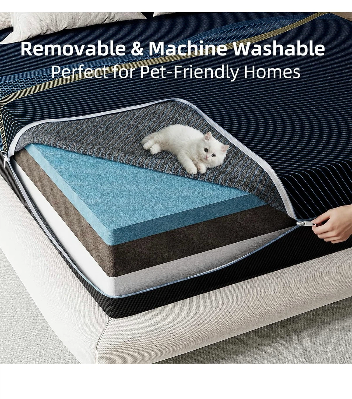 Mattress with Removable & Machine Washable Cover - photo 4