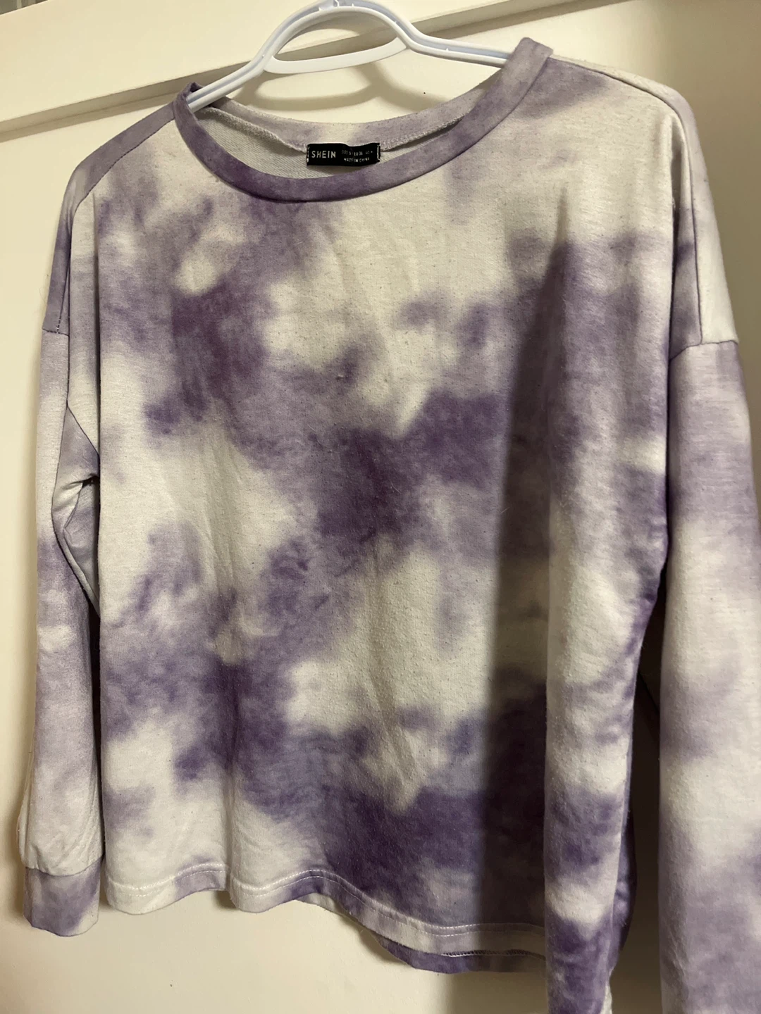SHEIN Tie-Dye Long Sleeve Shirt