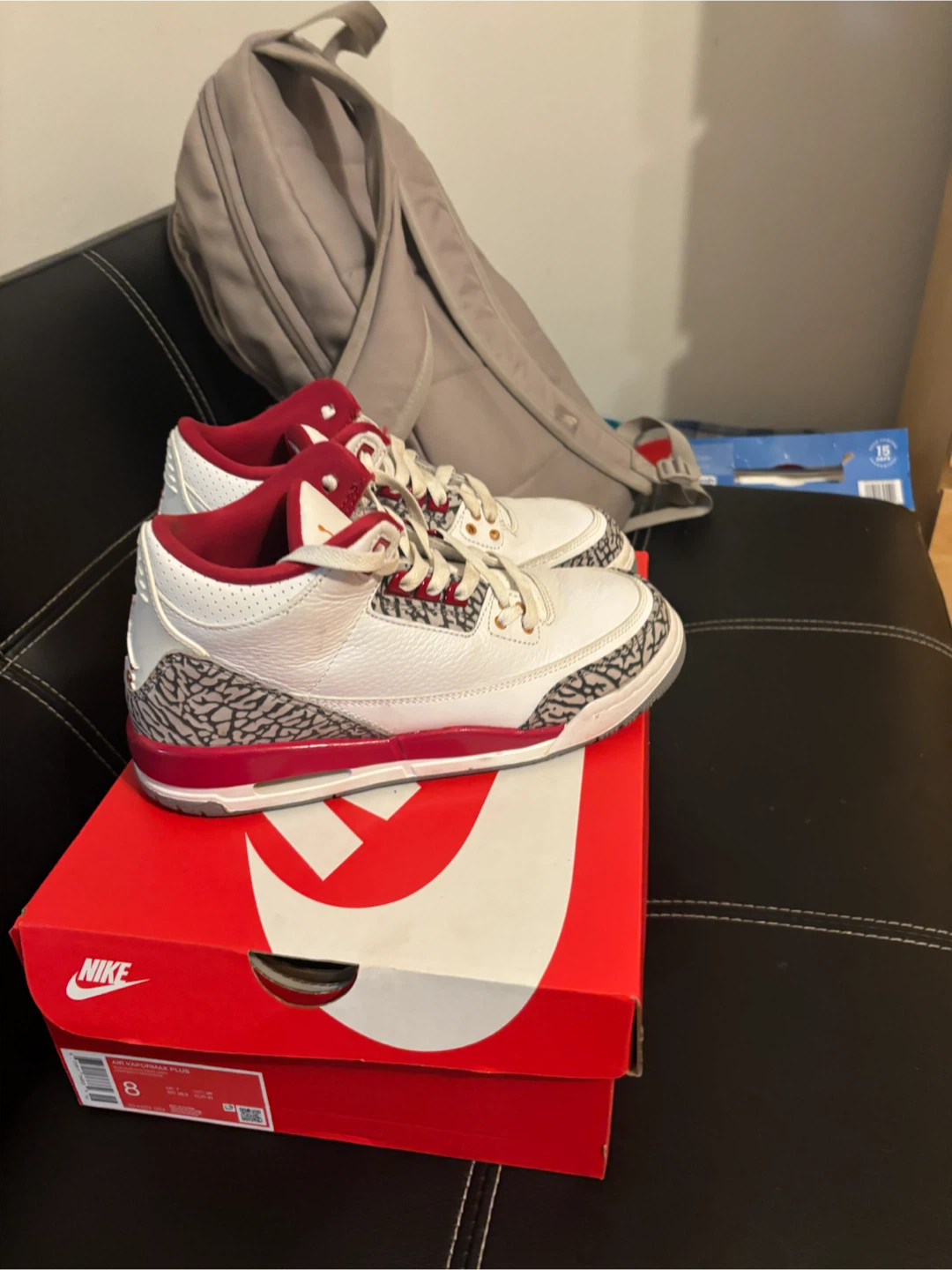 Jordan 3 red cement - photo 4