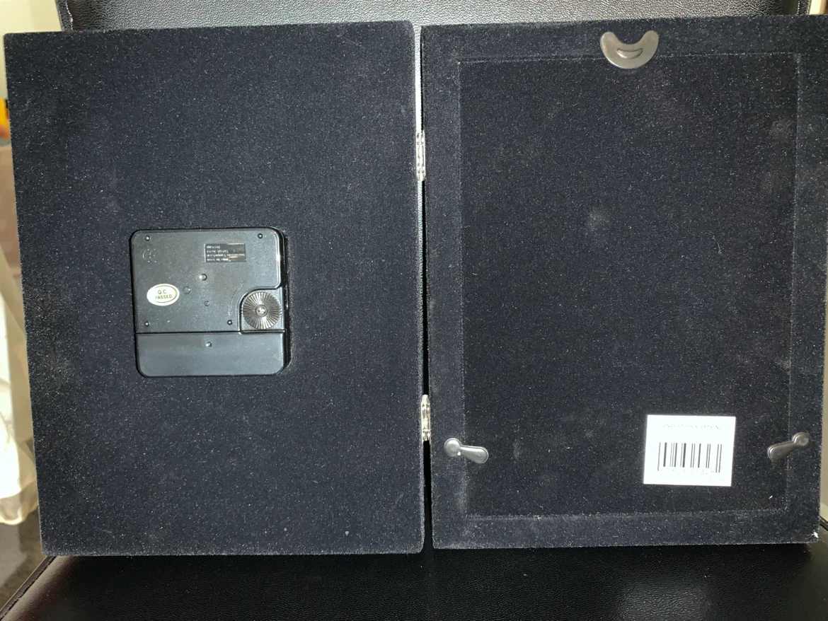 Photo frame with clock - photo 2