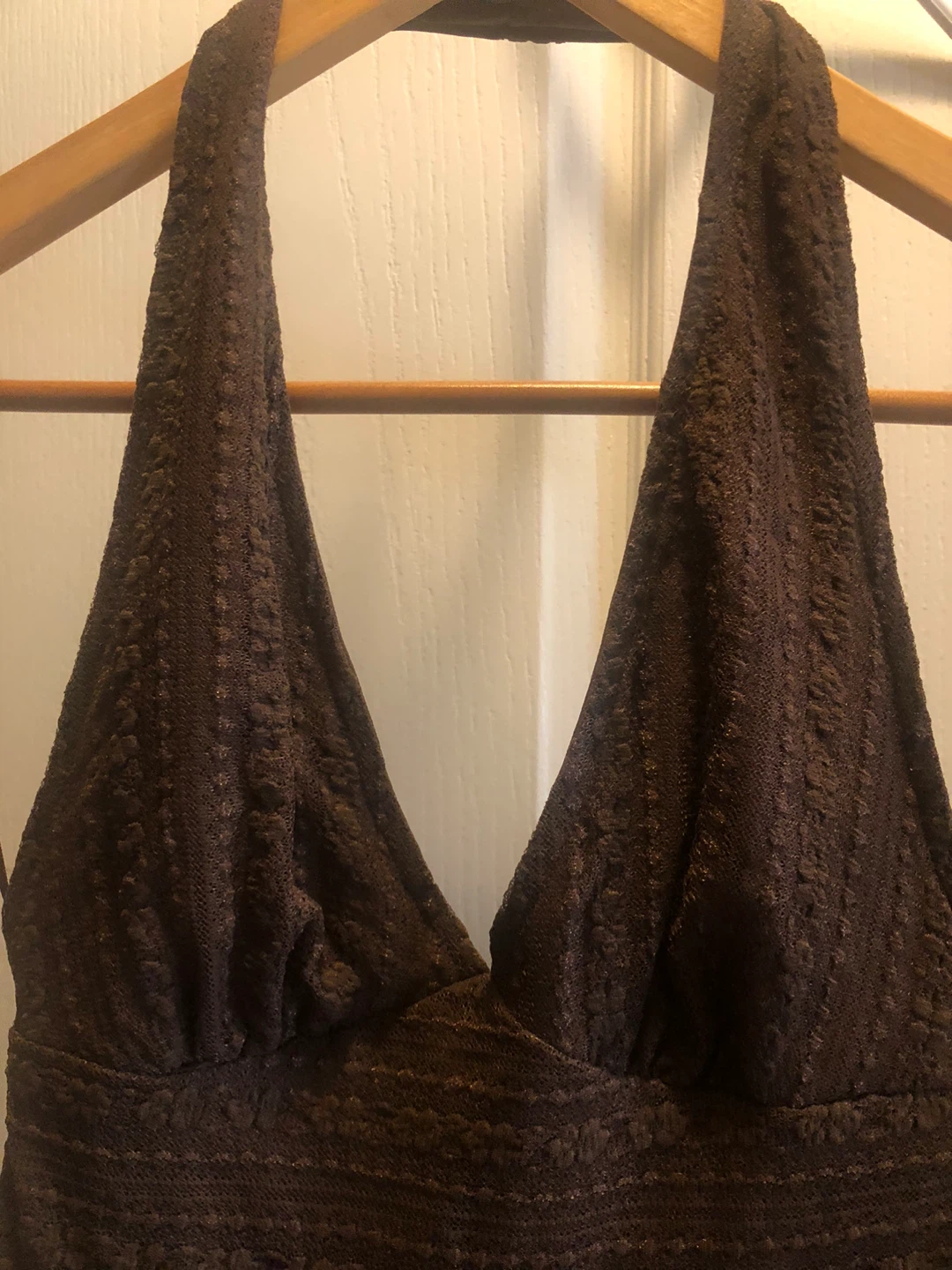 NEW Brown Lace Halter Top - photo 5