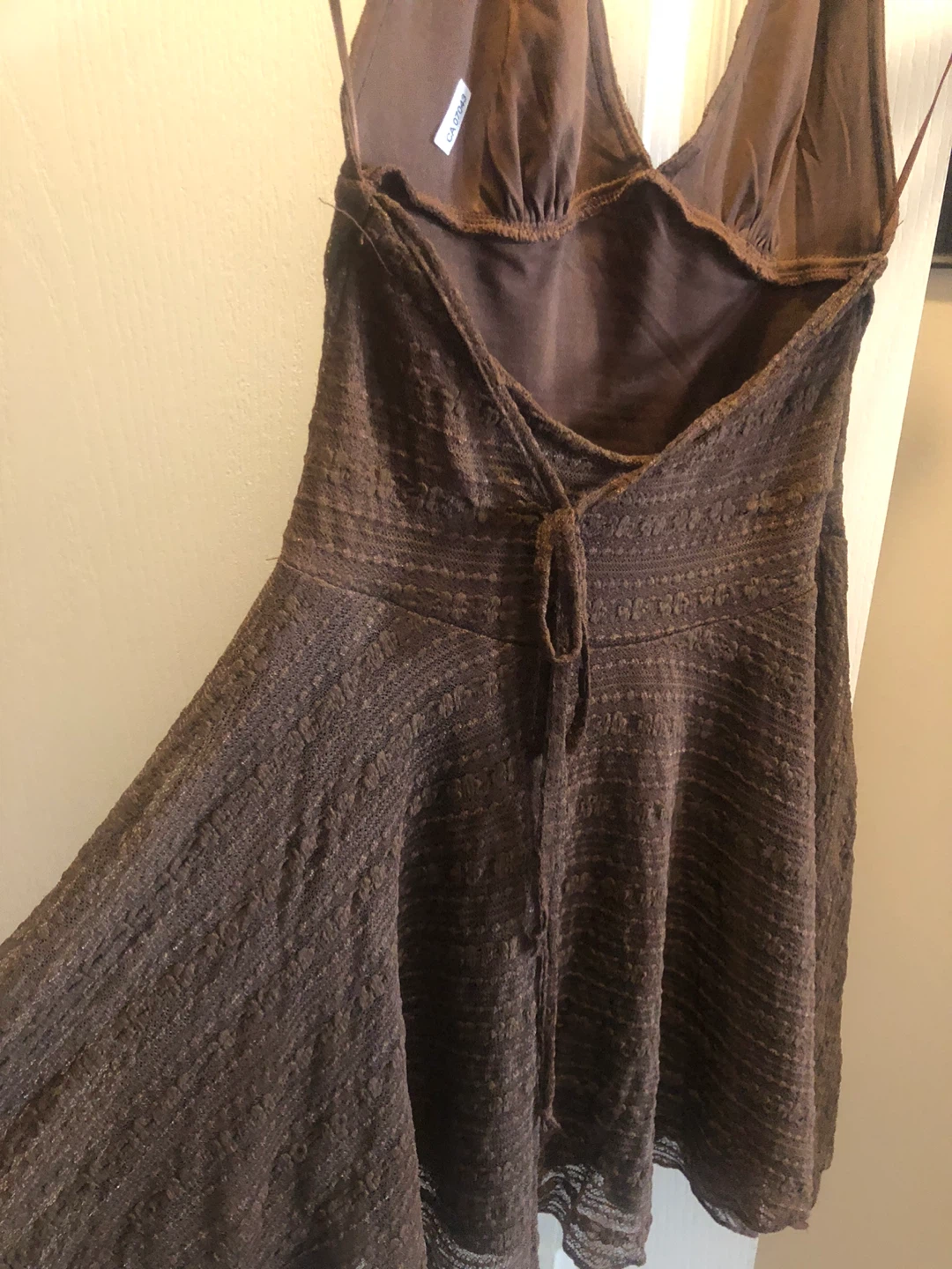 NEW Brown Lace Halter Top - photo 3