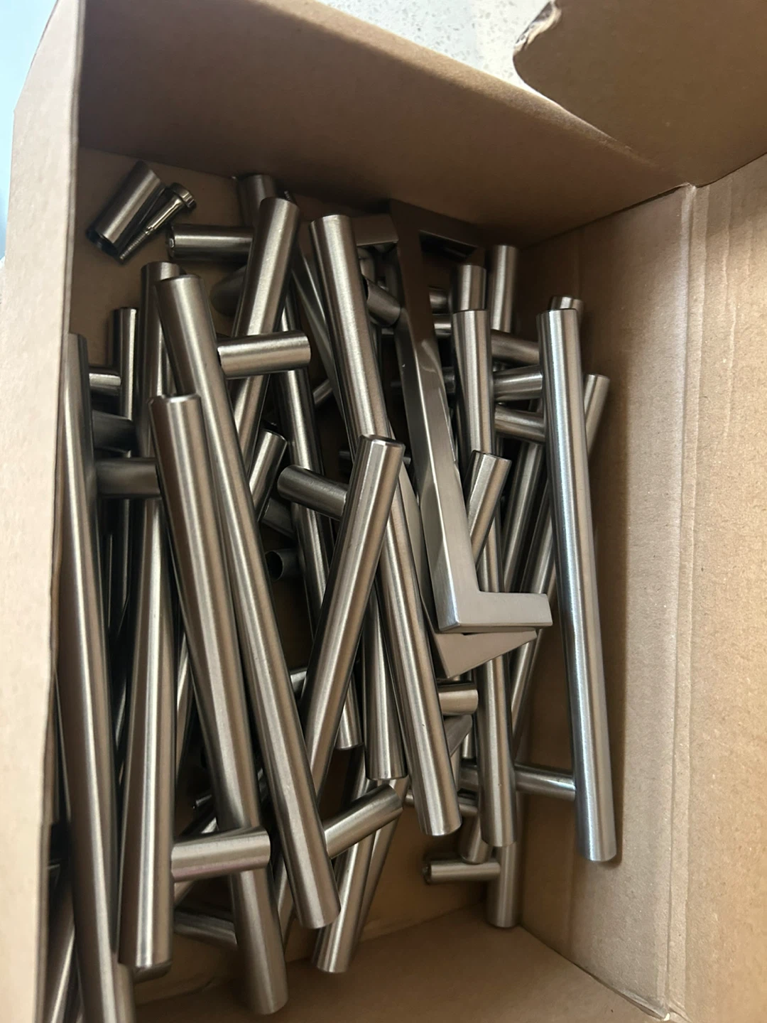 24 Cabinet Drawer Pulls - Brushed Nickel Finish
