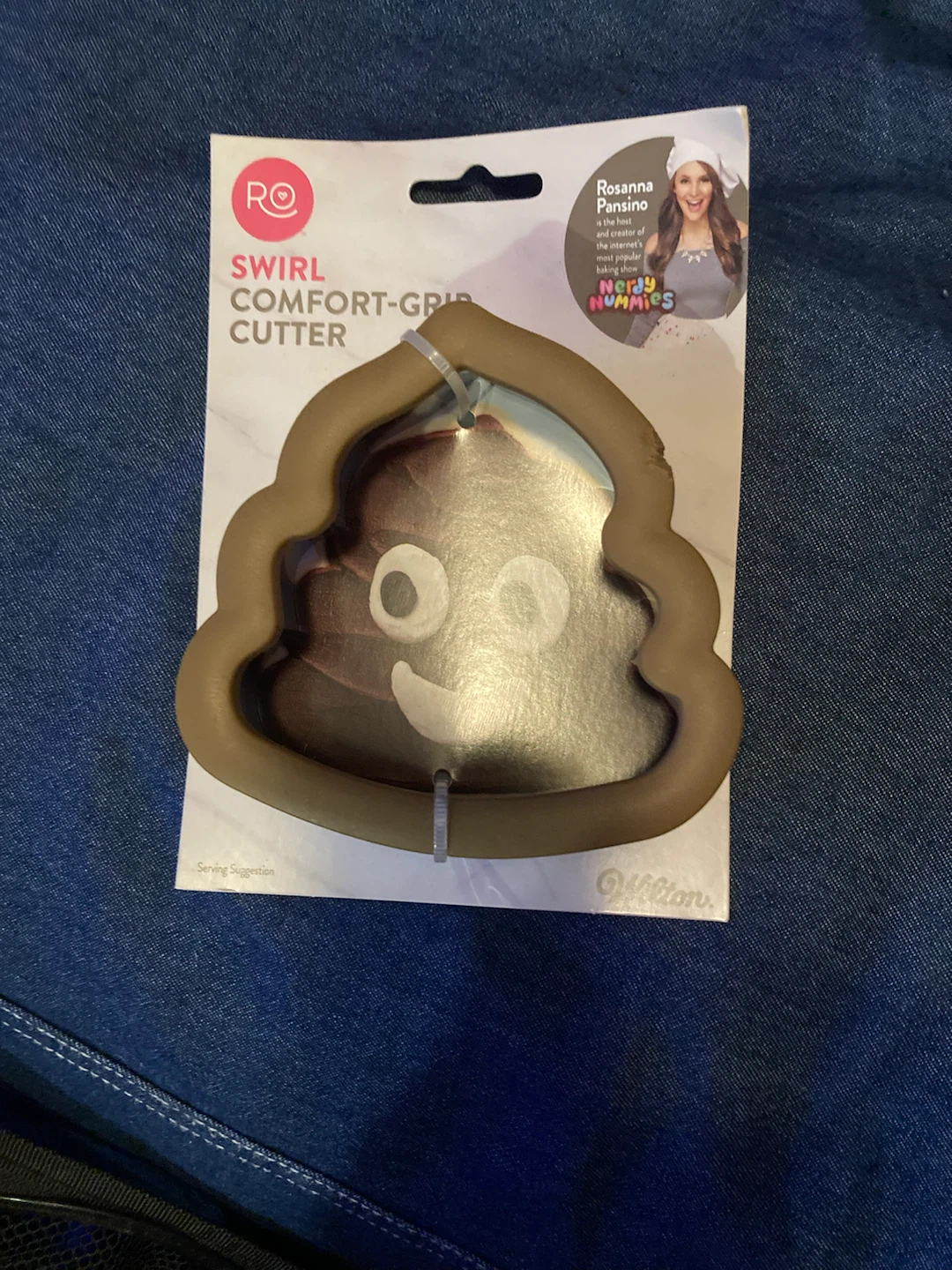 Wilton Poop Emoji Swirl Comfort-Grip Cookie Cutter