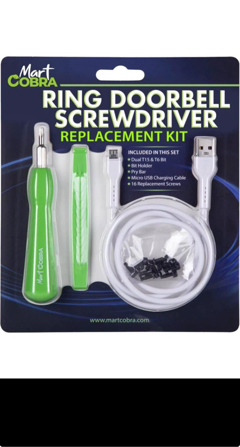 Mart Cobra Ring Doorbell Screwdriver Replacement Kit - photo 5