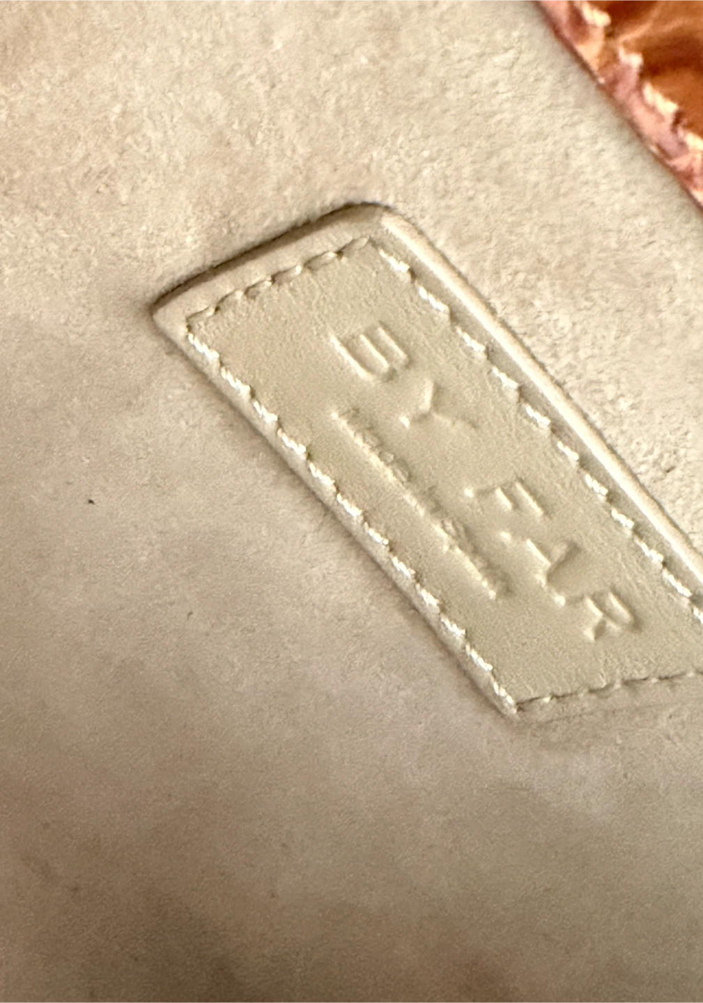 BY FAR Croc Embossed Leather Wristlet Bag - photo 5
