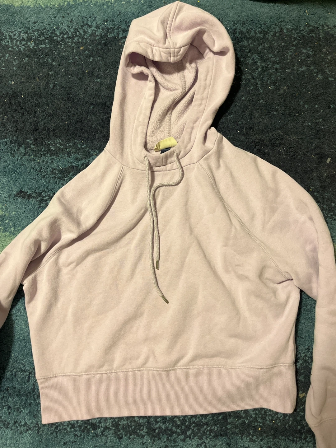 Light Purple Cropped Hoodie