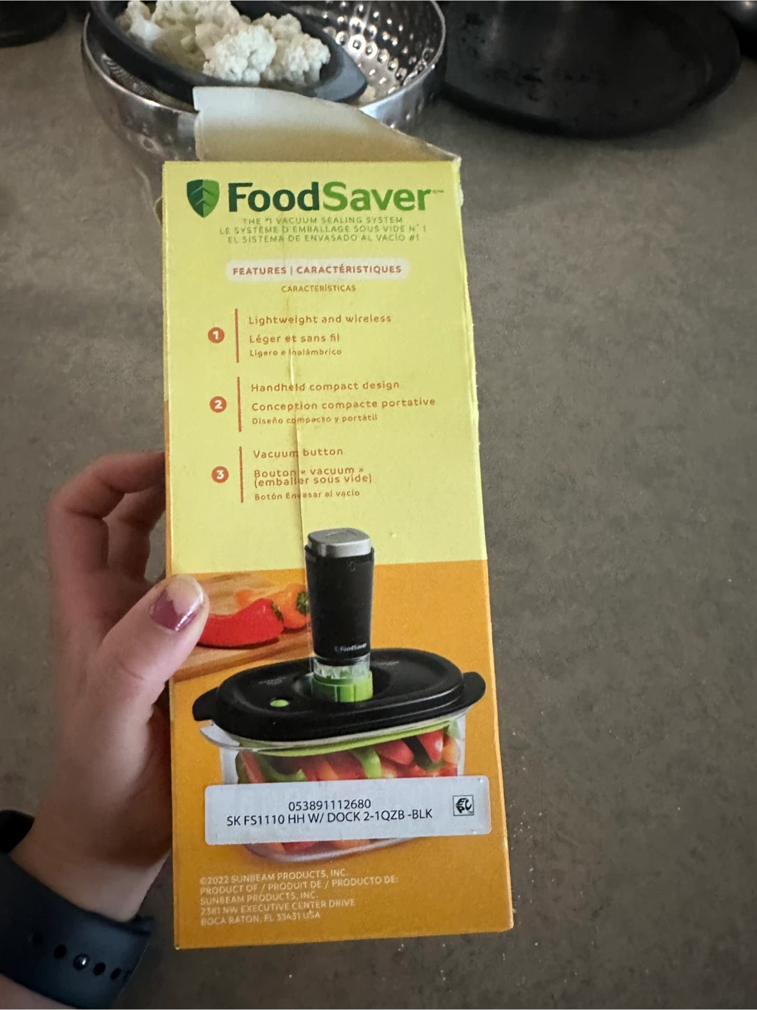FoodSaver Handheld Vacuum Sealer with Charging Dock - photo 3