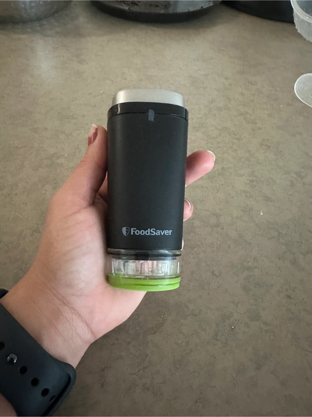 FoodSaver Handheld Vacuum Sealer with Charging Dock - photo 5