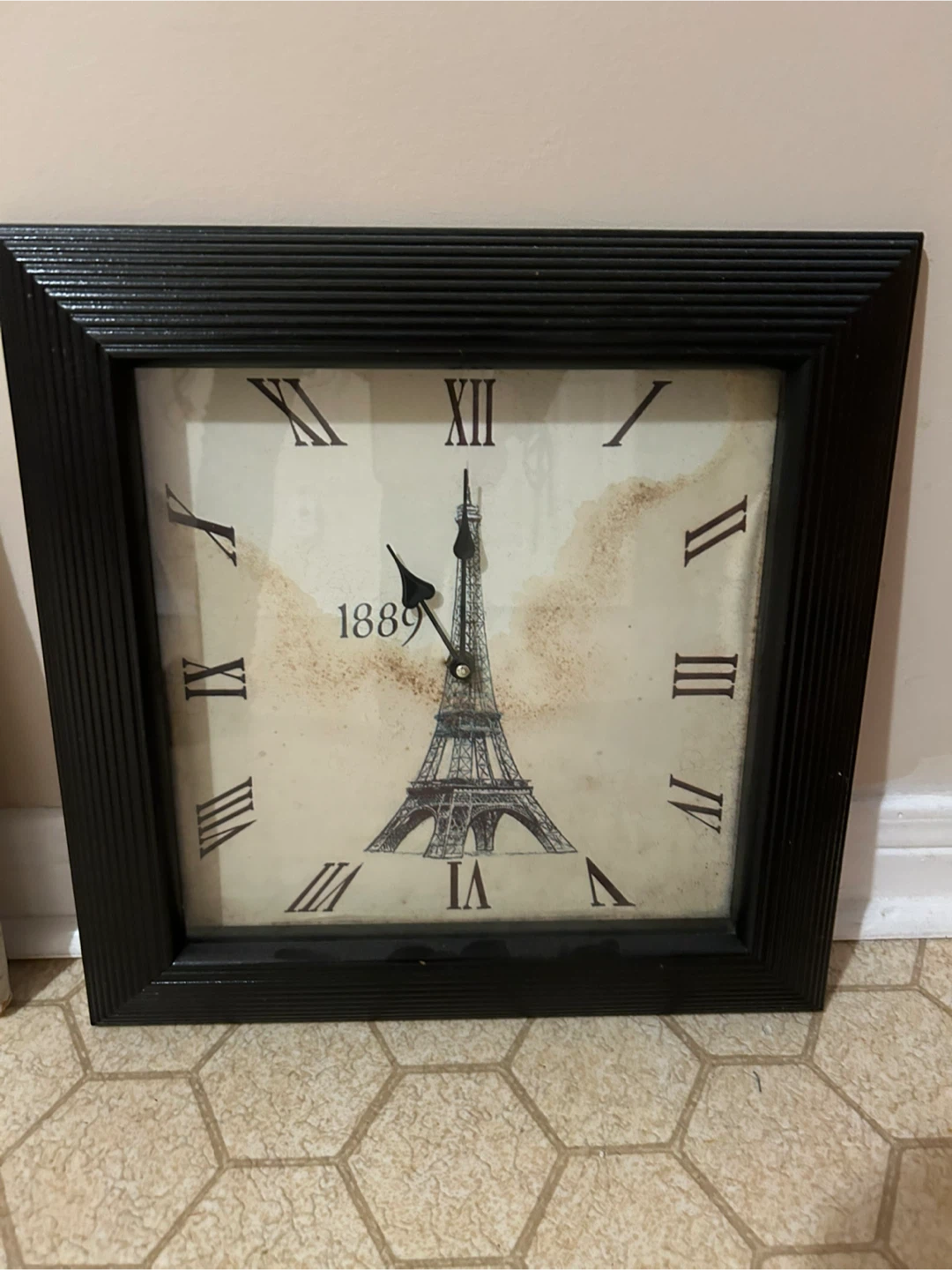 Paris Eiffel Tower Wall Clock and decorative mirrored piece - photo 3