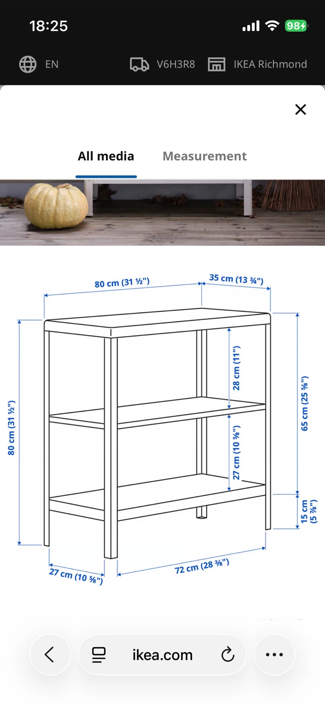 (-Aug28) 🐸Final price🐸 3-Tier Metal Shelf Unit - photo 2