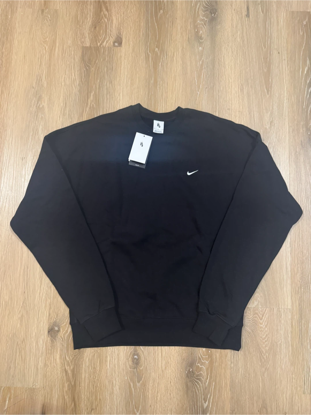 Nike Mens Black Crew Sweater Size XL