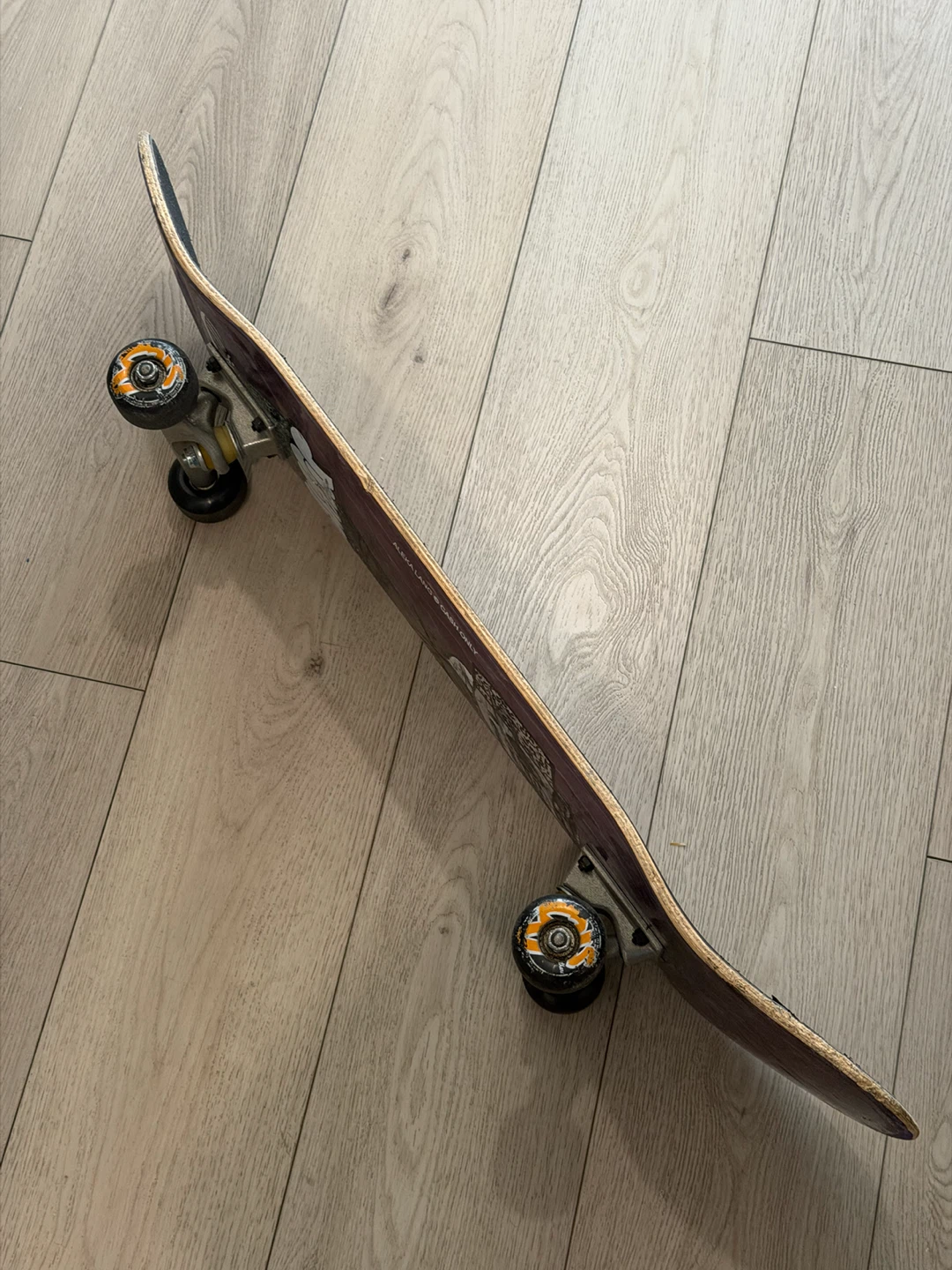 Purple Skateboard with Graphics - photo 3
