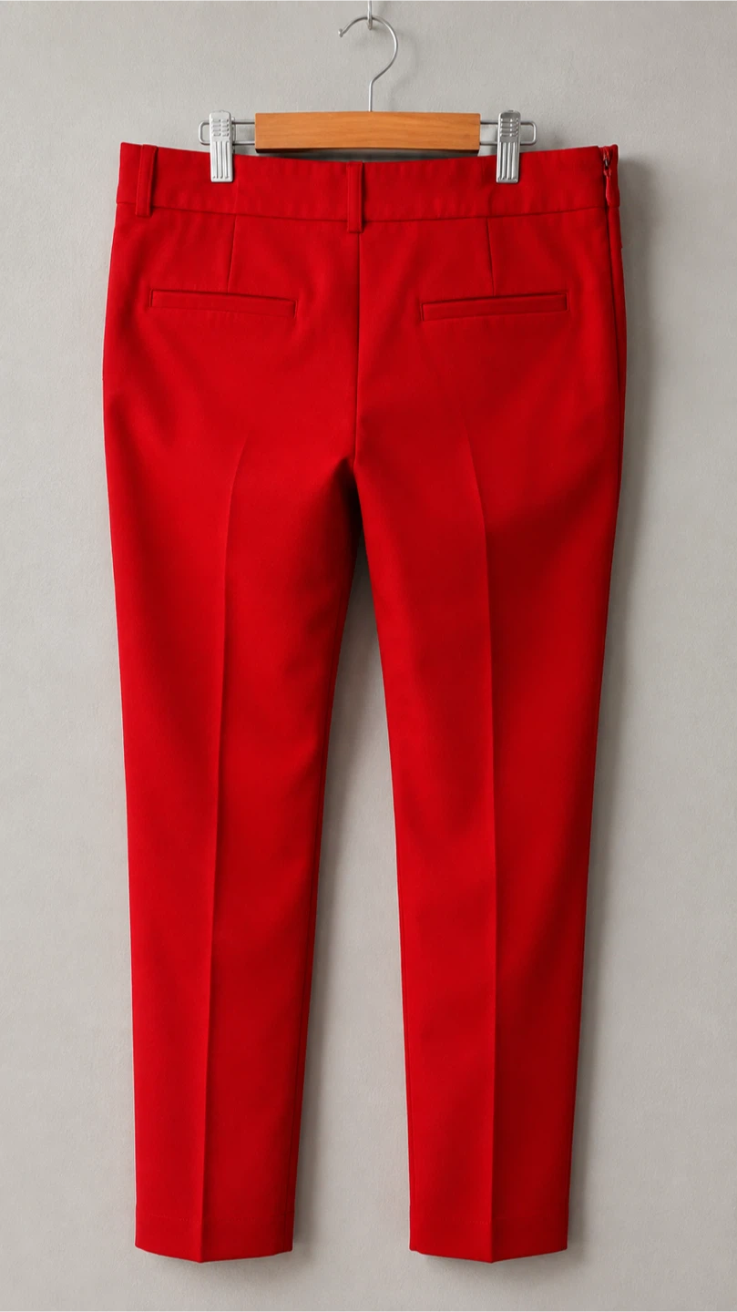 Red Cropped Pants - photo 4