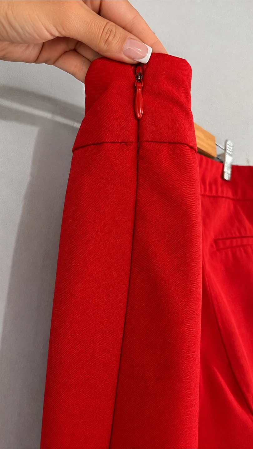 Red Cropped Pants - photo 5