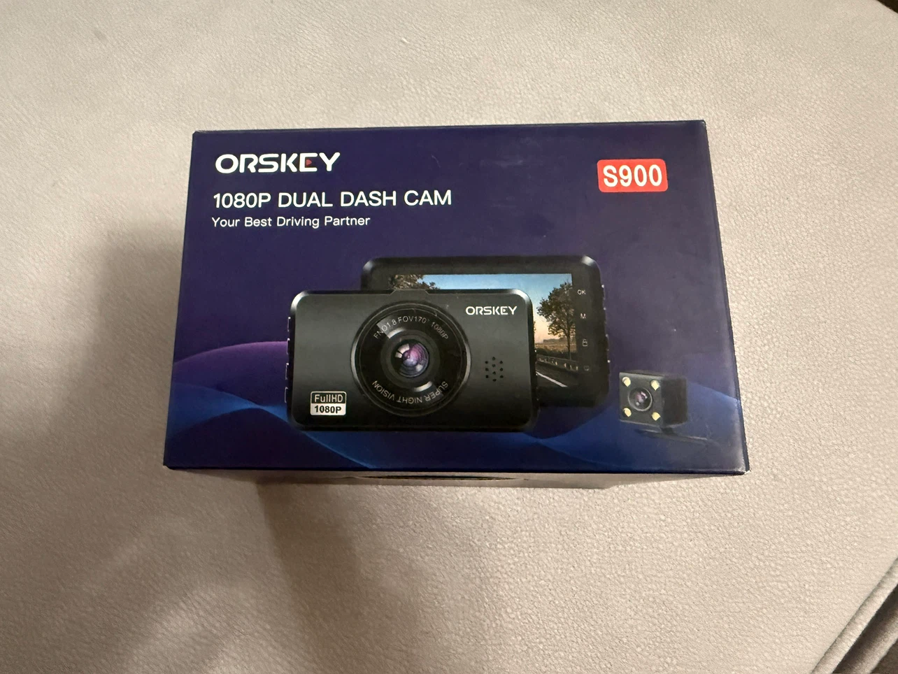ORSKEY S900 Front & Rear Dual Dash Cam