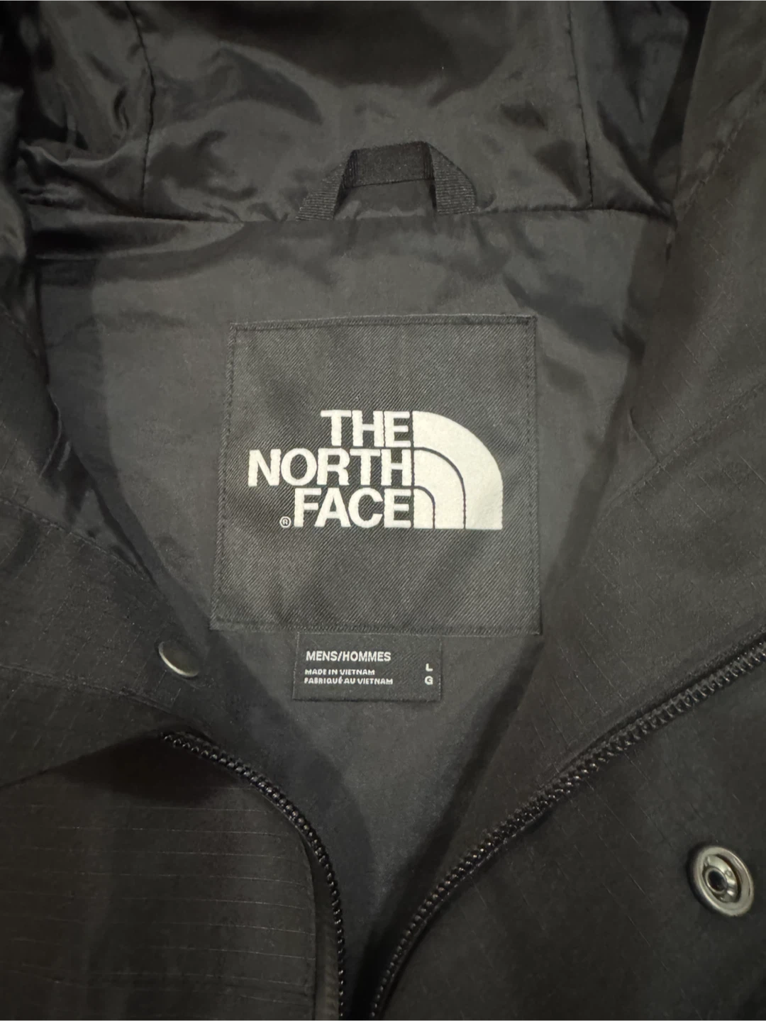 The North Face Mens Black Packable Jacket Size Large - photo 2