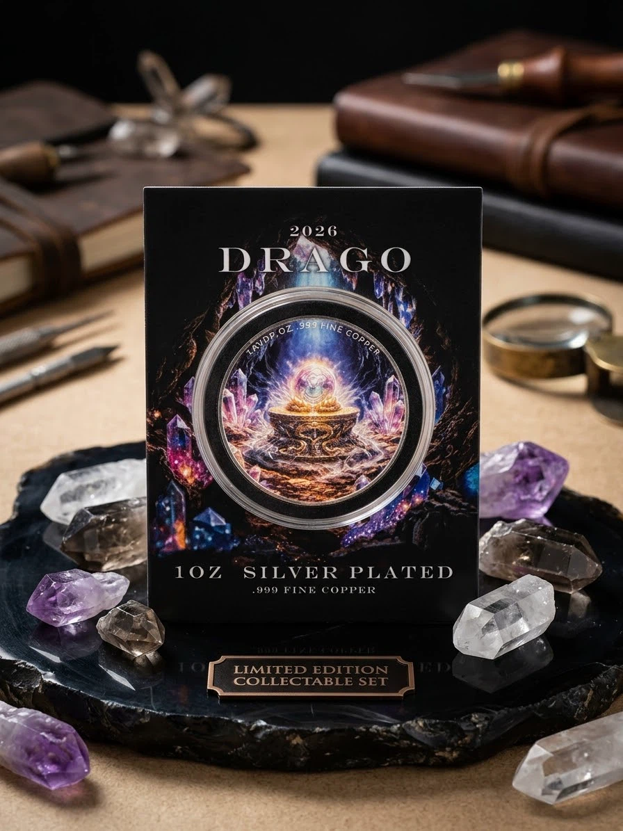 2026 Drago Limited Edition Collectible Set - 1oz Silver Plated