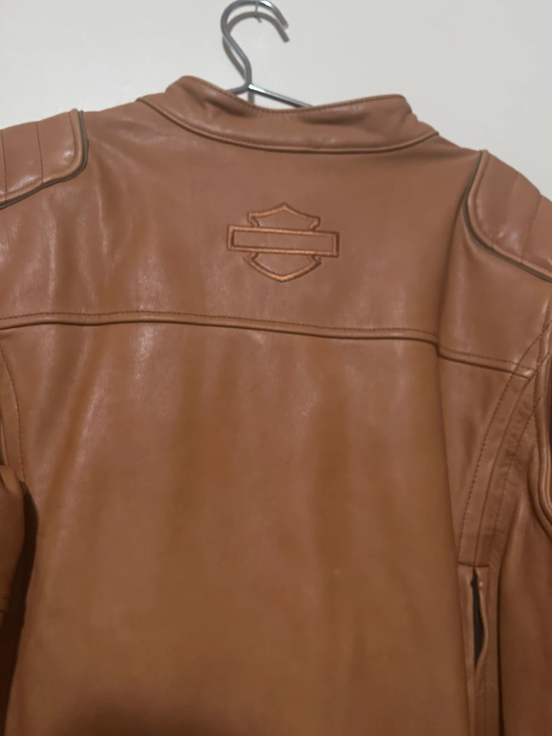 Harley-Davidson Brown Leather Motorcycle Jacket