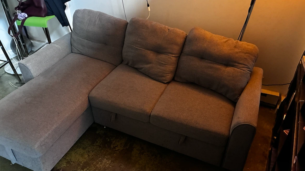 Grey couch
