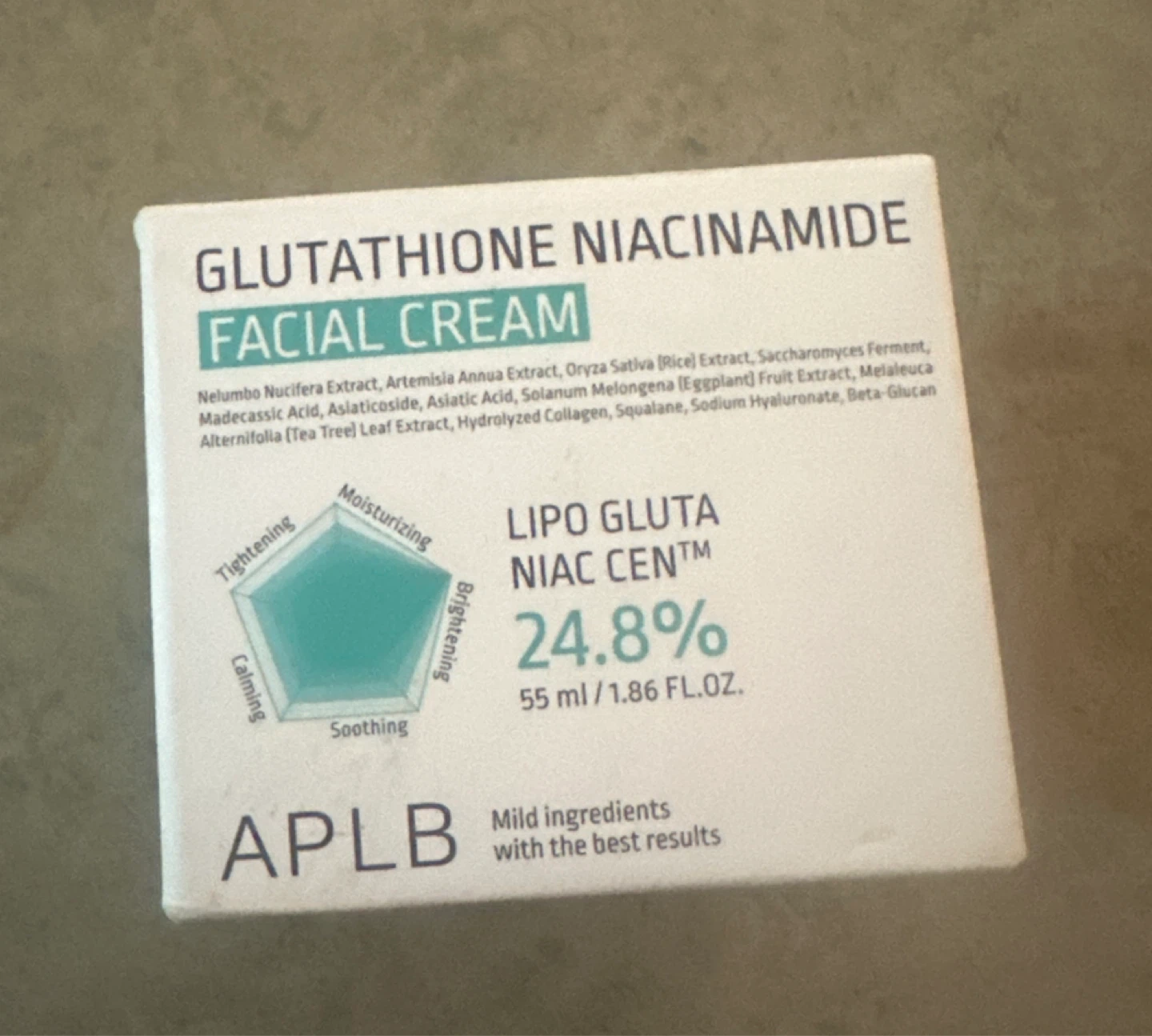 APLB Glutathione Niacinamide Facial Cream