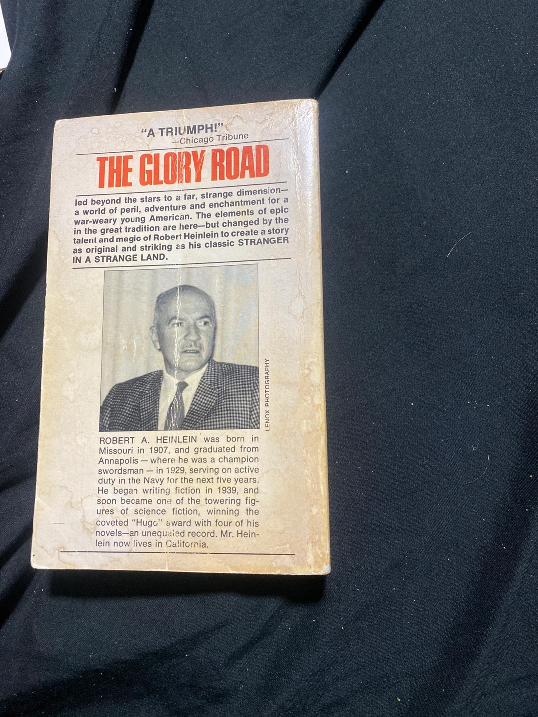 Robert A. Heinlein Glory Road Science Fiction Book - photo 2