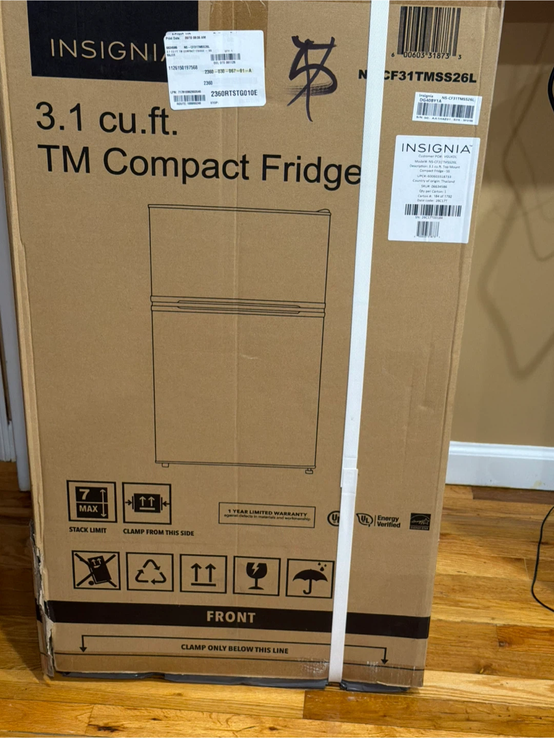 Insignia 3.1 cu.ft. Compact Fridge