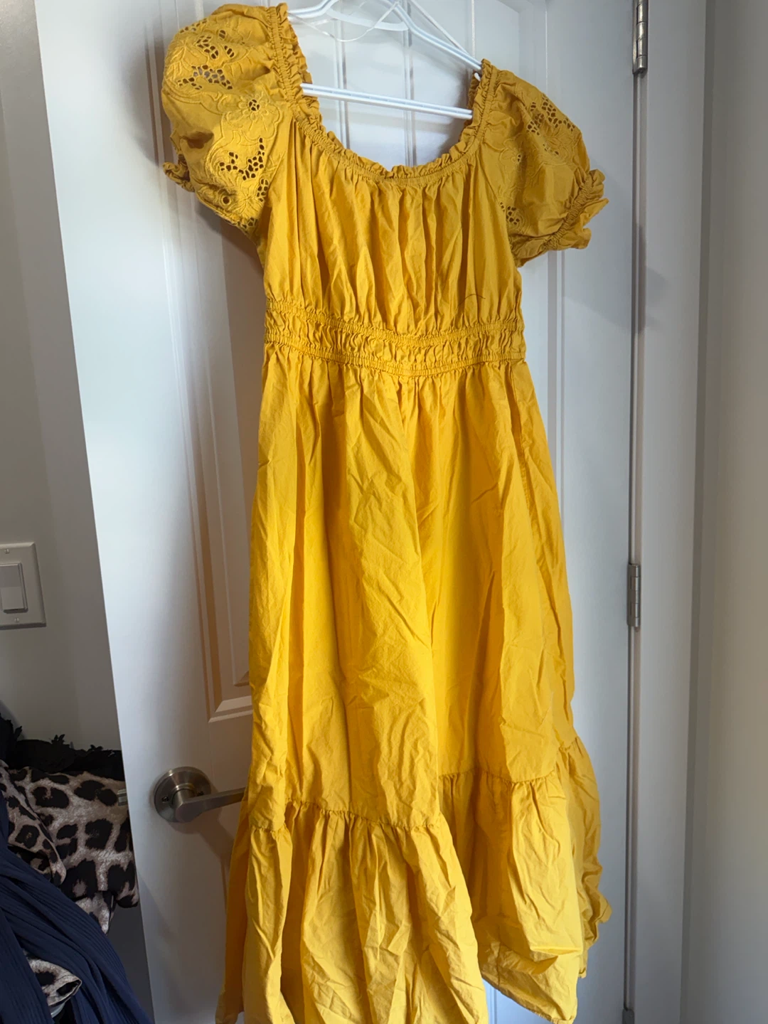 H&M Yellow Off-the-Shoulder Dress - photo 2