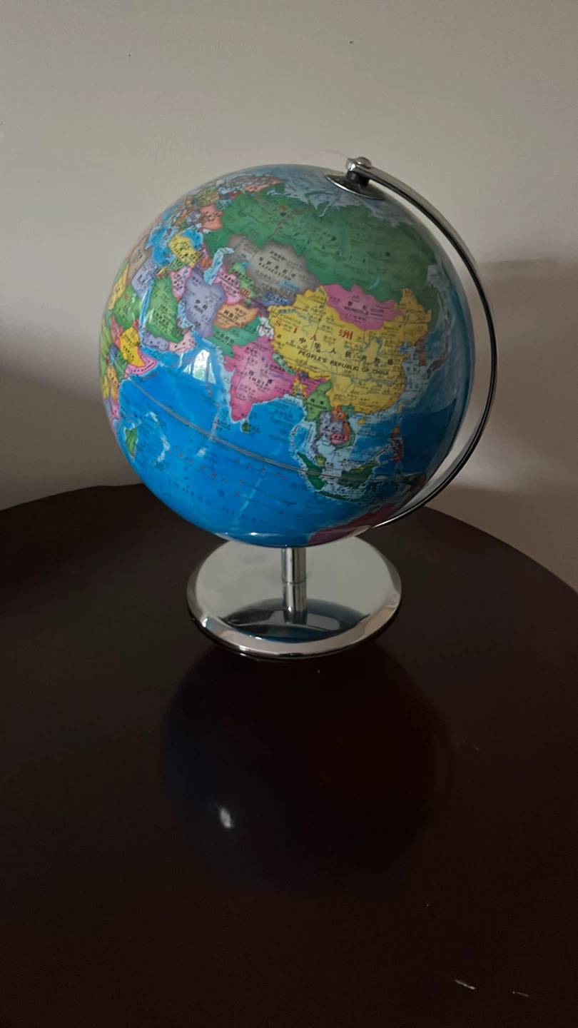 Globe with Metal Stand