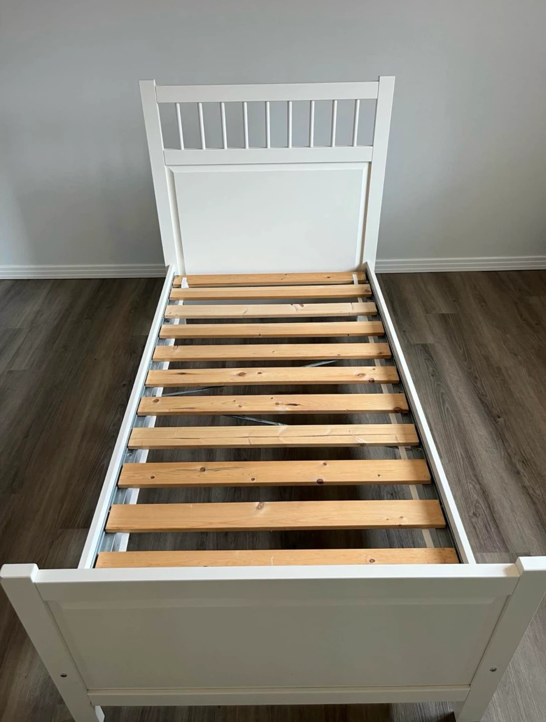 IKEA HEMNES Twin white bed frame - photo 2