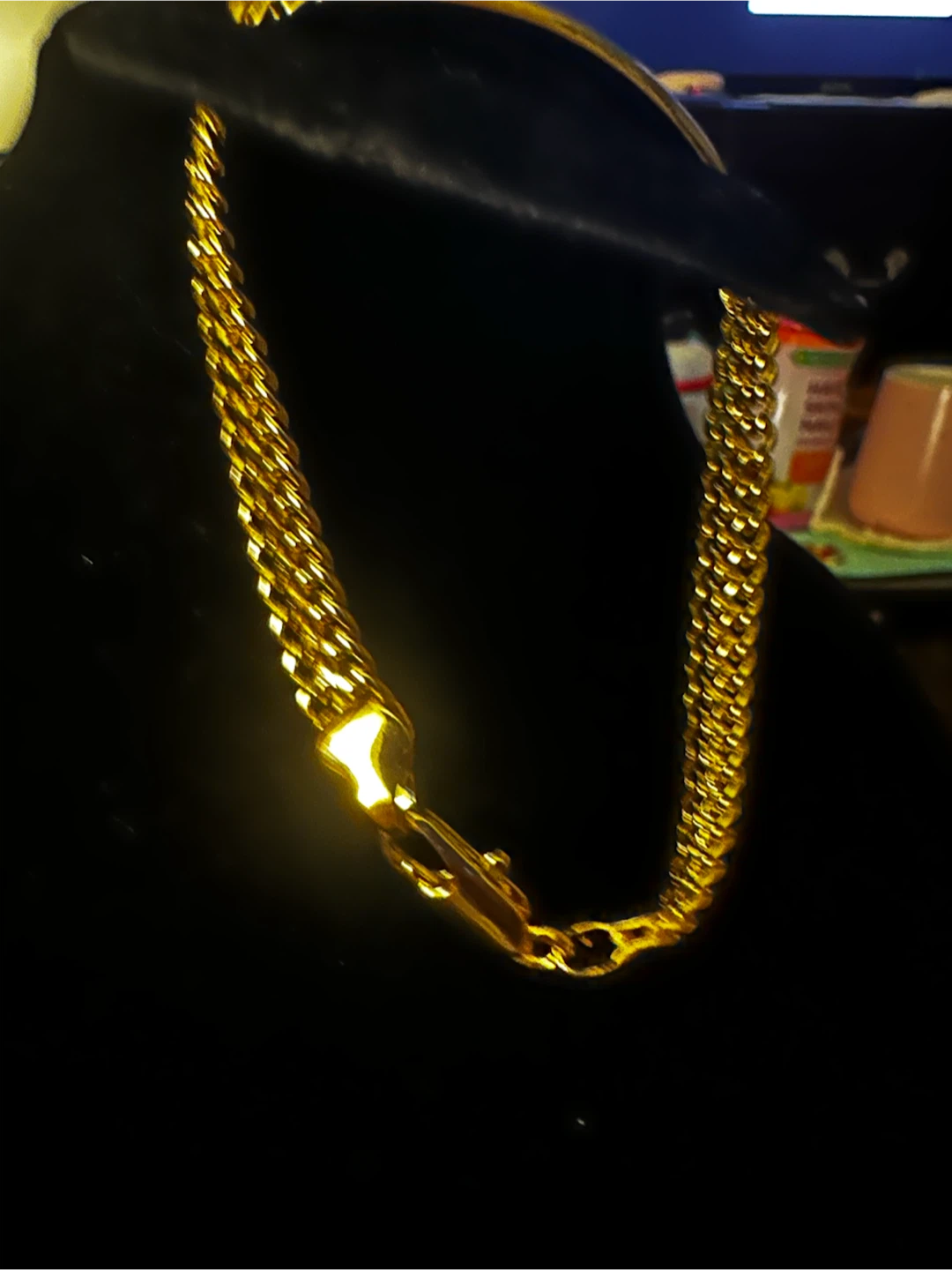 14k Gold Tone laminated ID Bracelet - photo 3