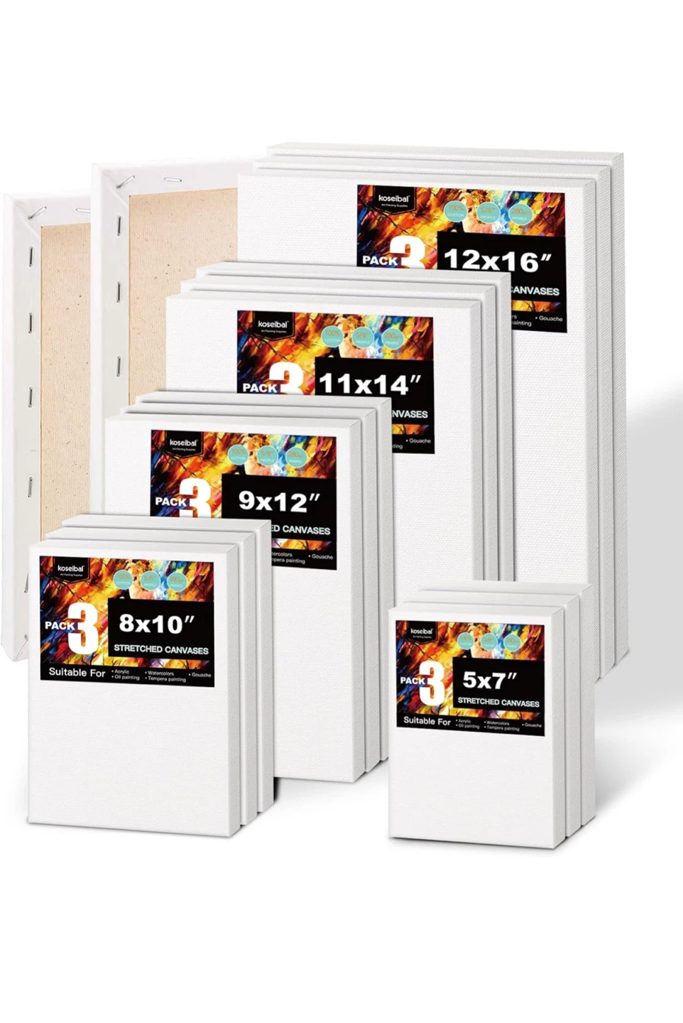Stretched Canvases - Multiple Sizes