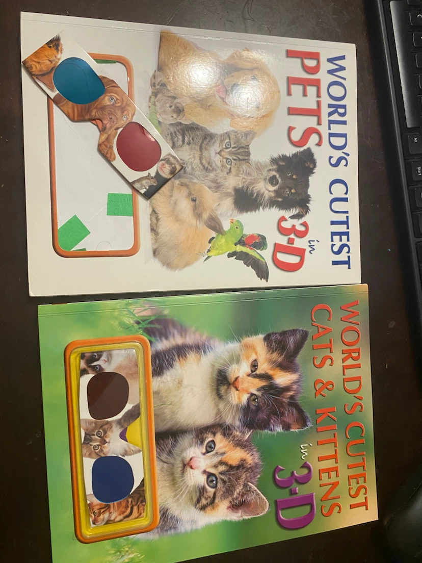 World's Cutest Pets in 3D Books