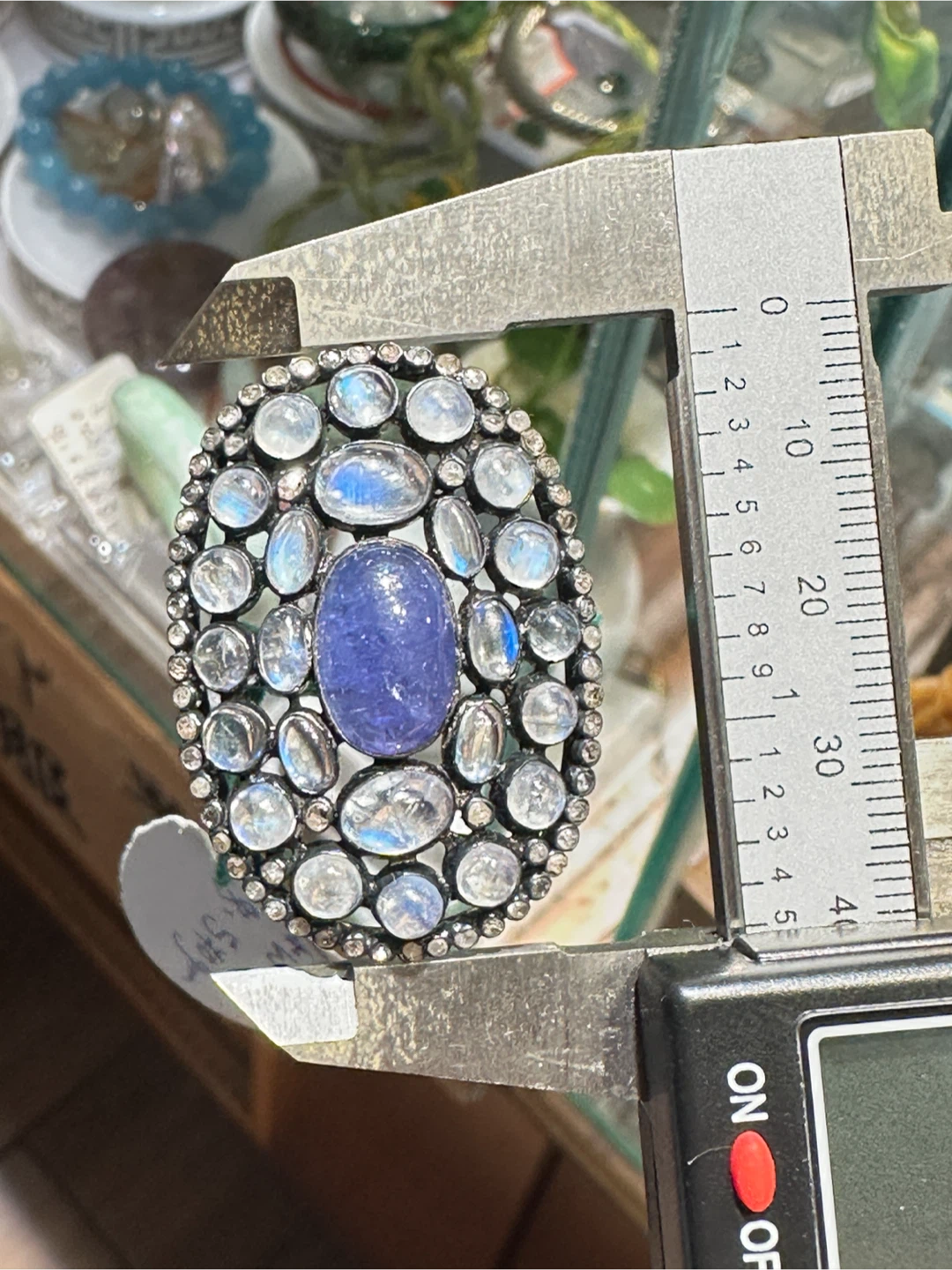 Oval Tanzanite & Moonstone Ring - photo 5