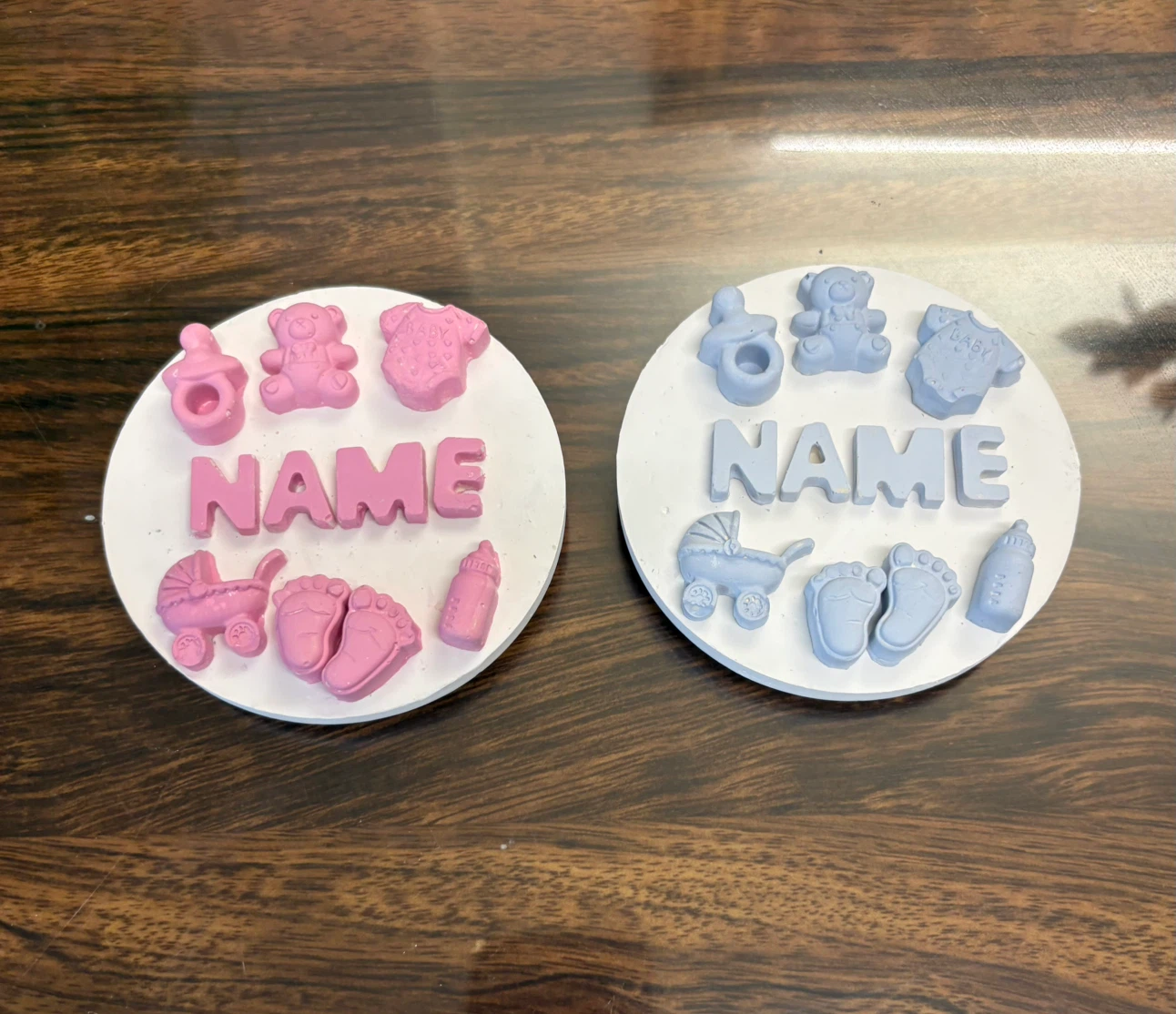 Baby shower favor, custom color