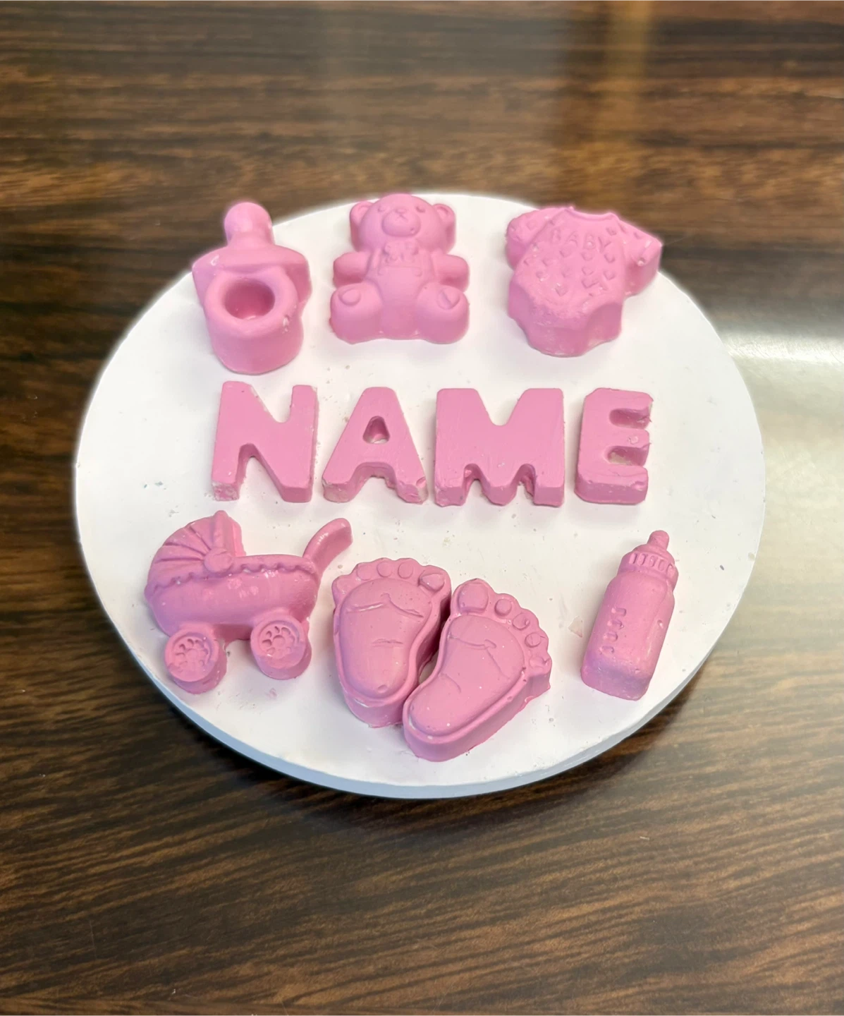 Baby shower favor, custom color - photo 3