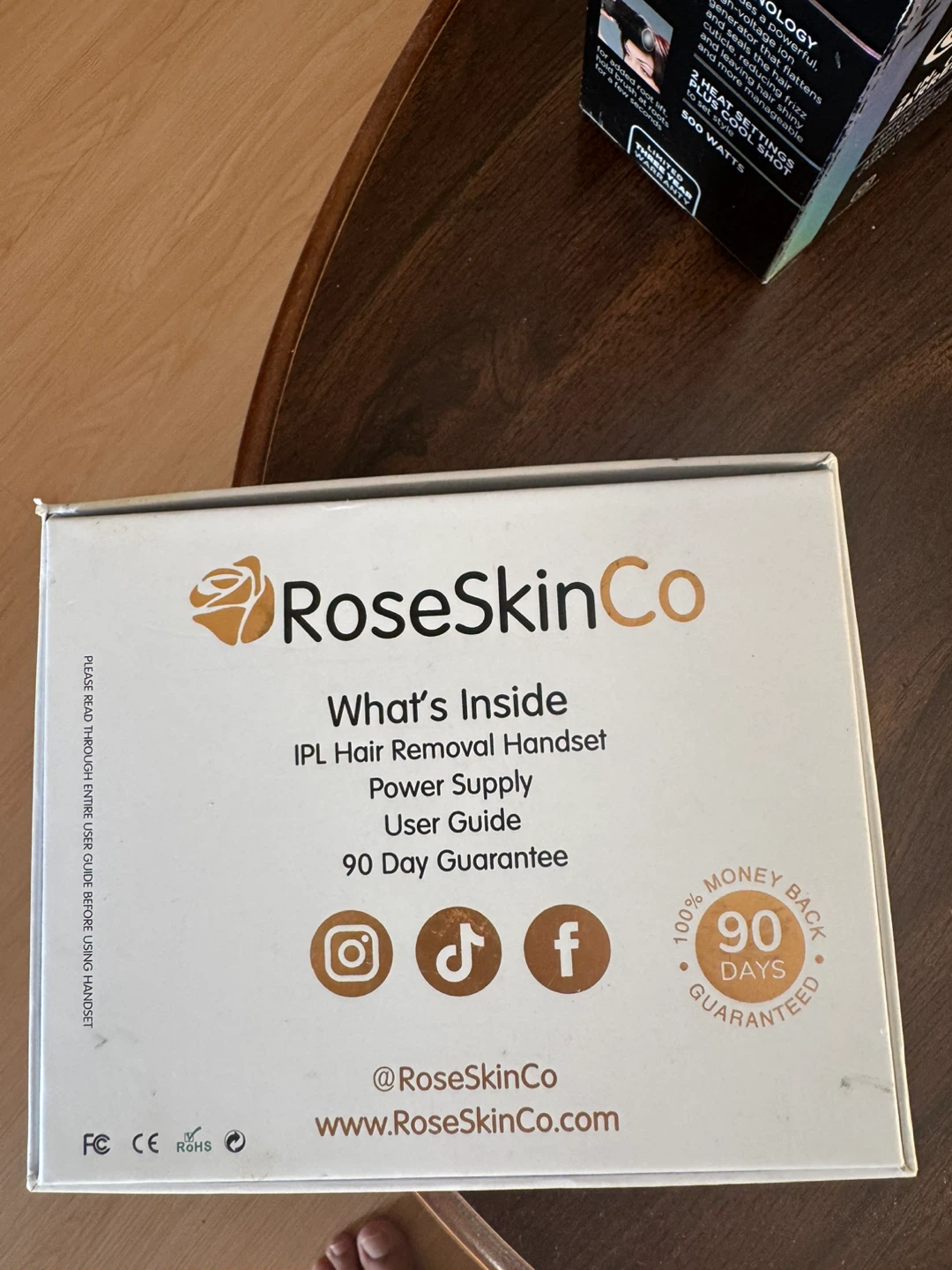 RoseSkinCo IPL Hair Removal Handset - photo 2