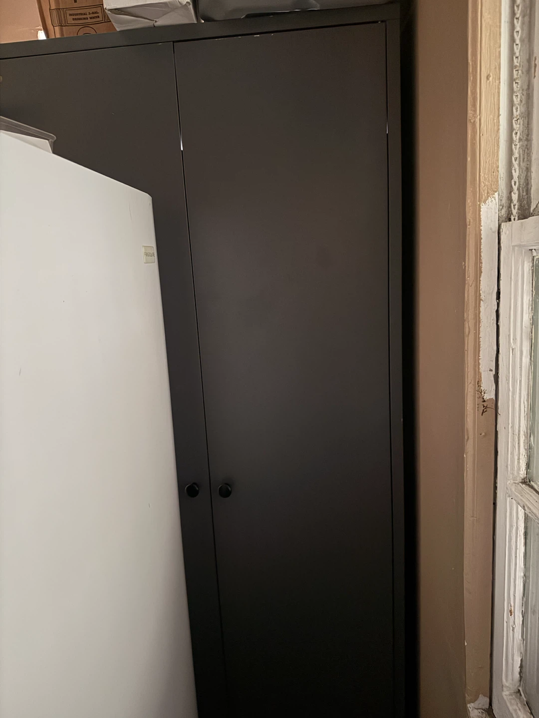Dark Gray Metal Storage Cabinet - photo 3